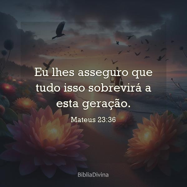 Mateus 23:36