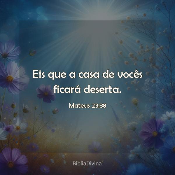 Mateus 23:38