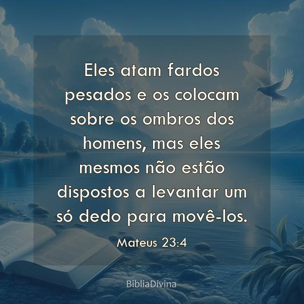 Mateus 23:4