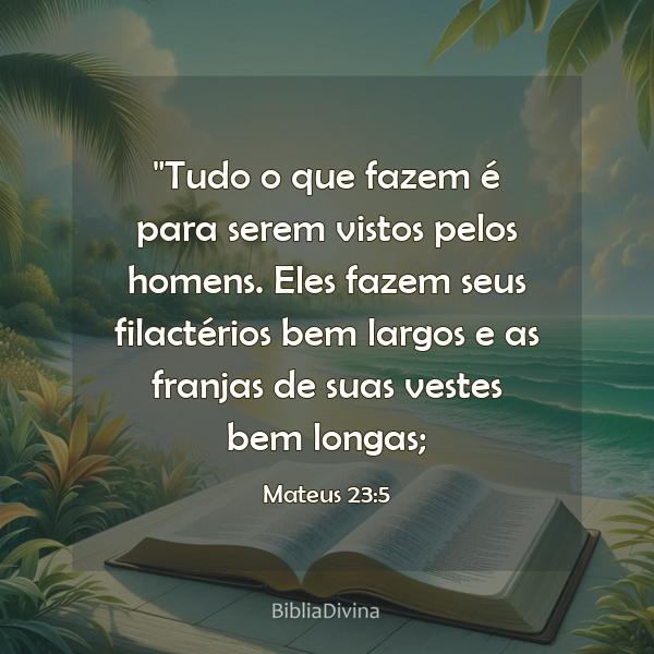 Mateus 23:5