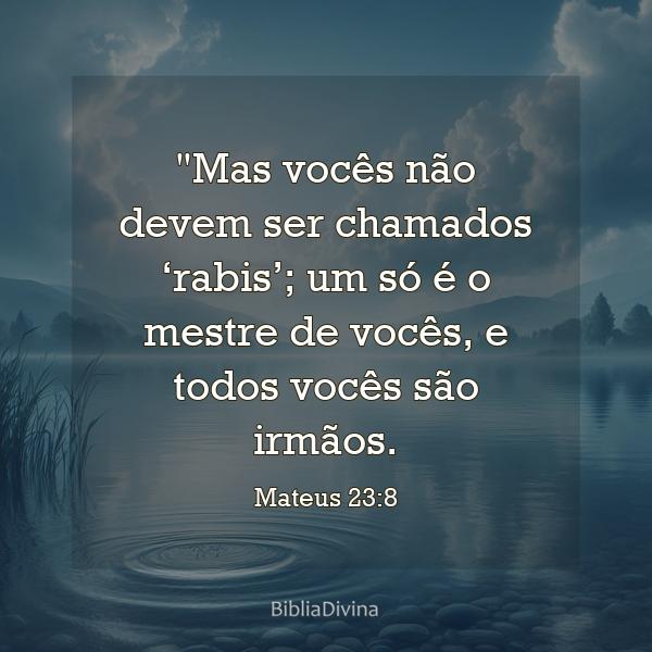 Mateus 23:8