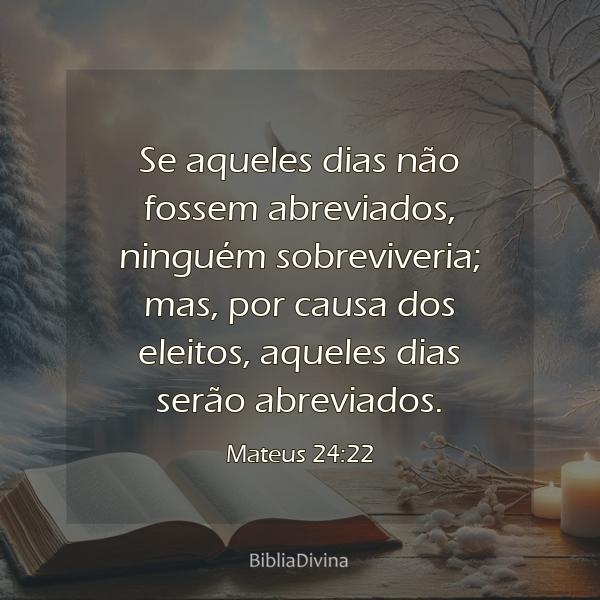 Mateus 24:22