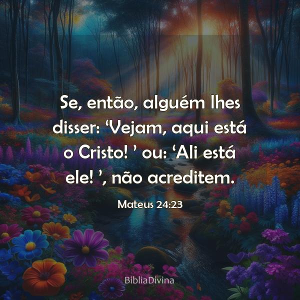 Mateus 24:23