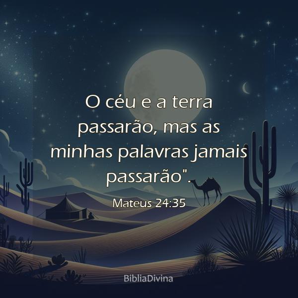 Mateus 24:35