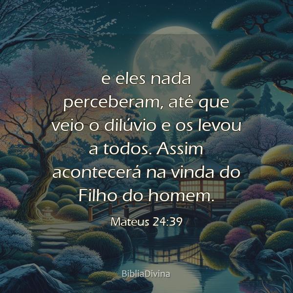 Mateus 24:39