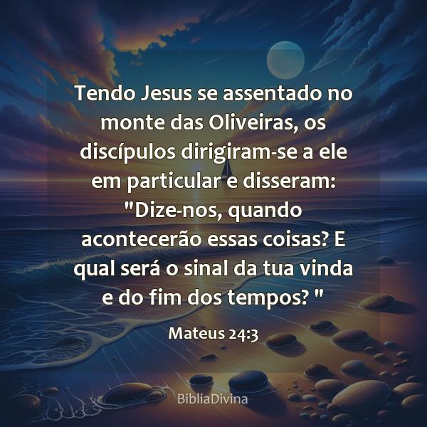 Mateus 24:3