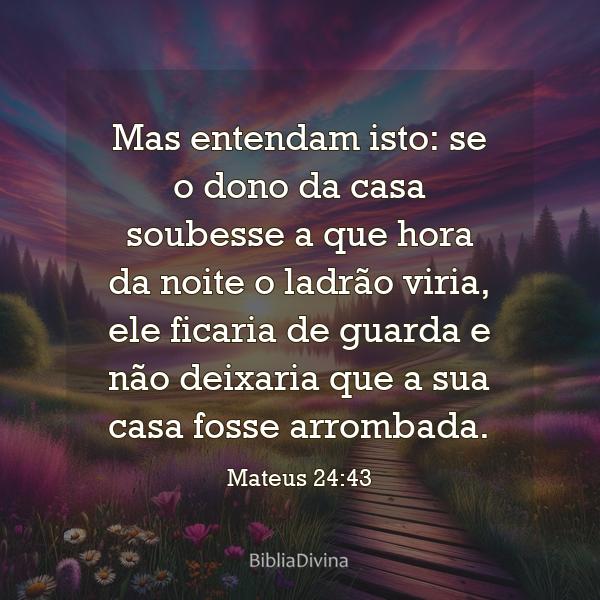 Mateus 24:43