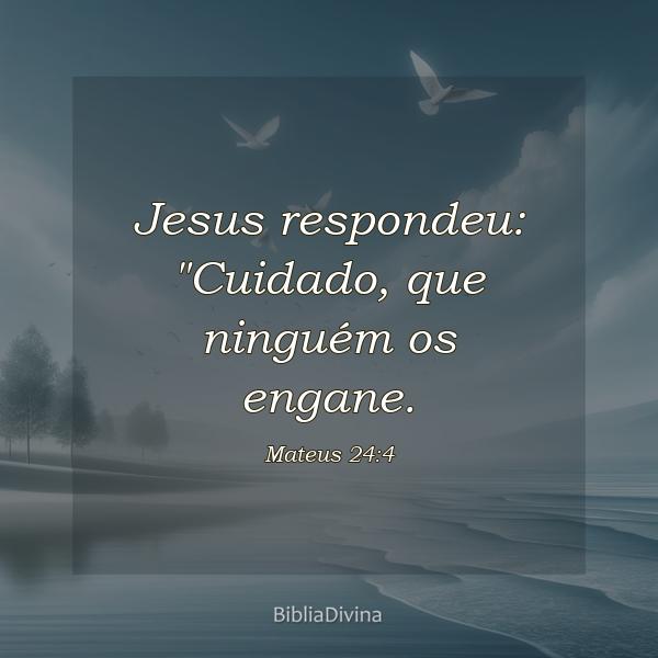 Mateus 24:4