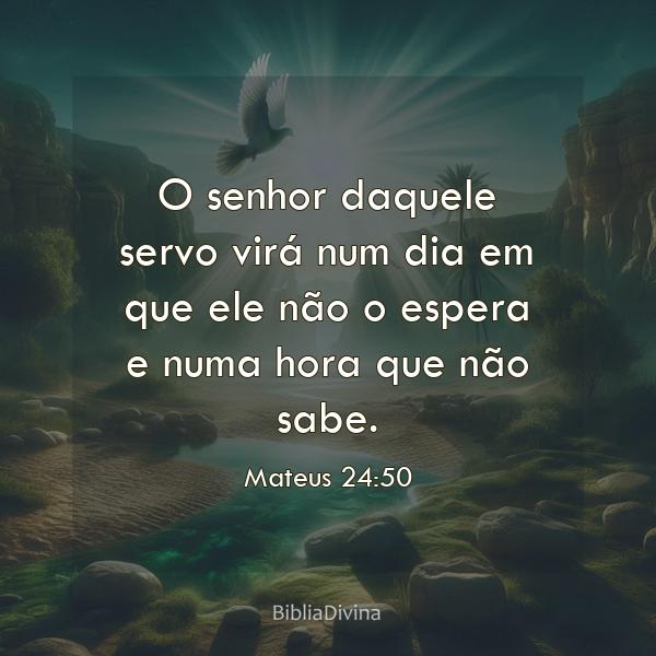 Mateus 24:50