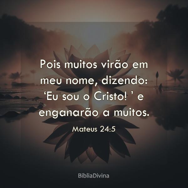 Mateus 24:5