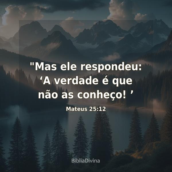 Mateus 25:12