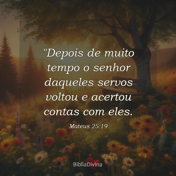 Mateus 25:19