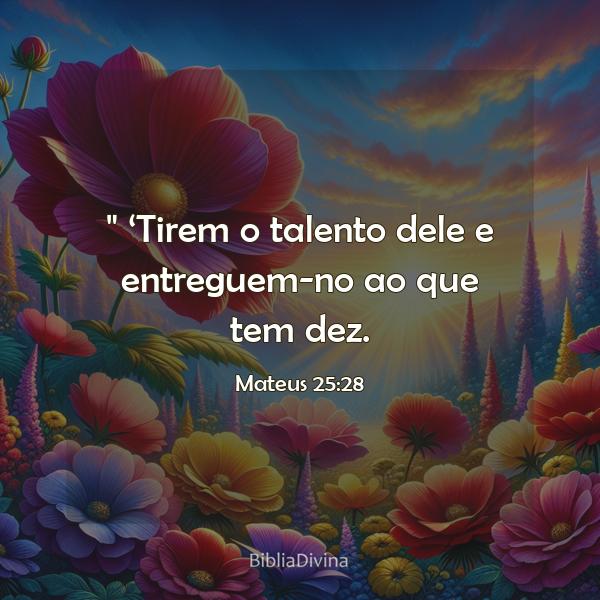 Mateus 25:28