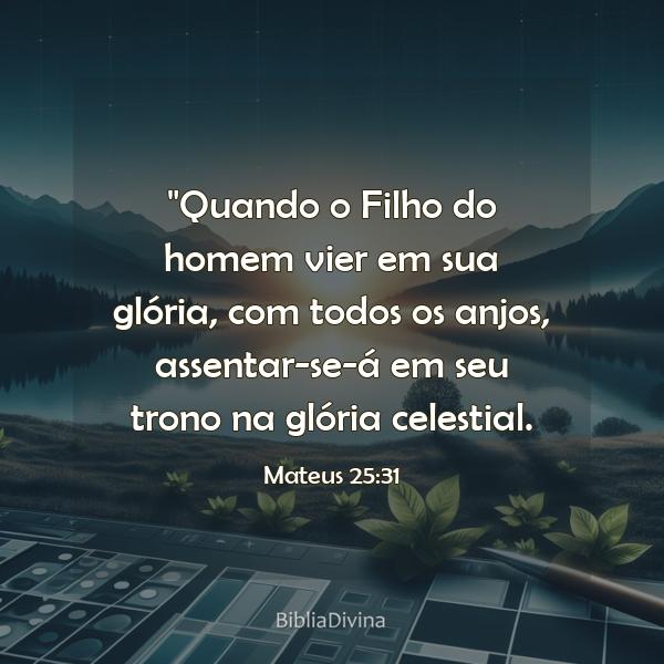 Mateus 25:31