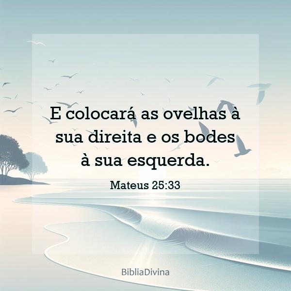 Mateus 25:33