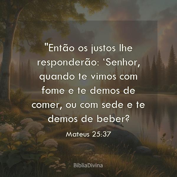 Mateus 25:37