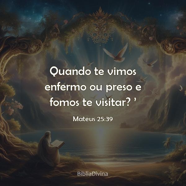 Mateus 25:39