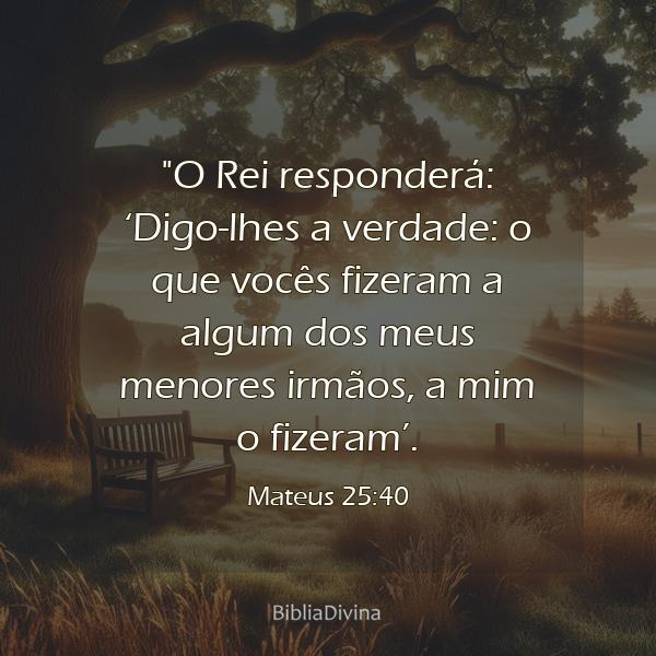 Mateus 25:40