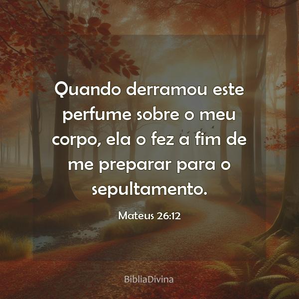 Mateus 26:12