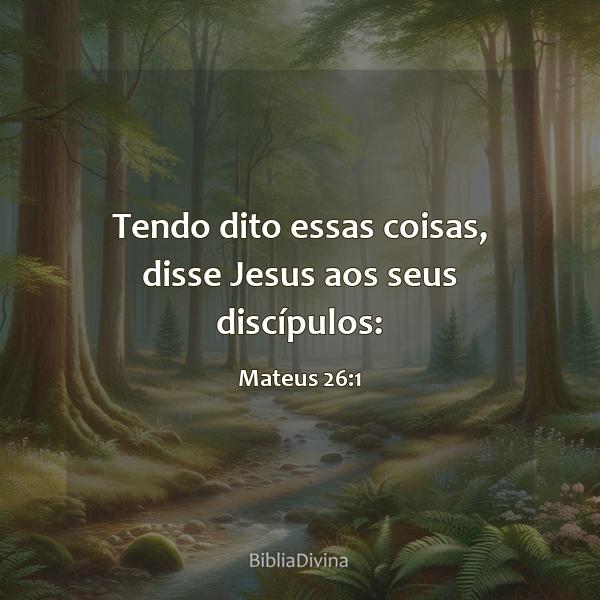 Mateus 26:1