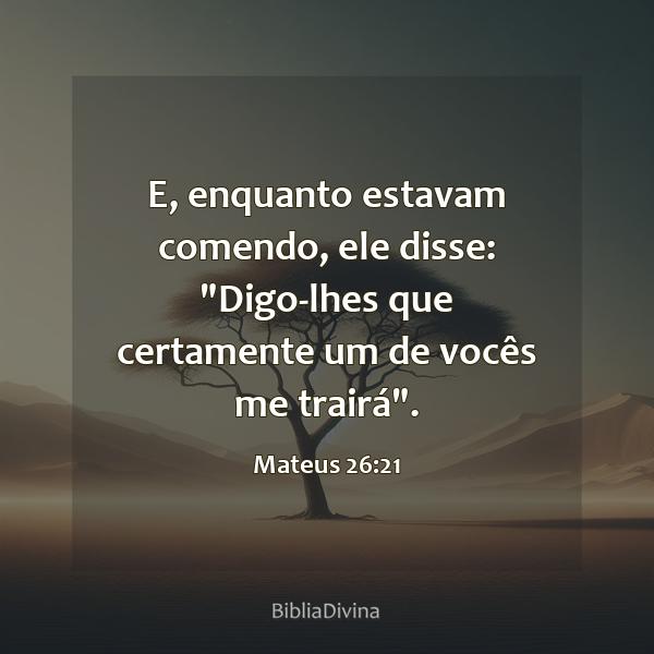 Mateus 26:21