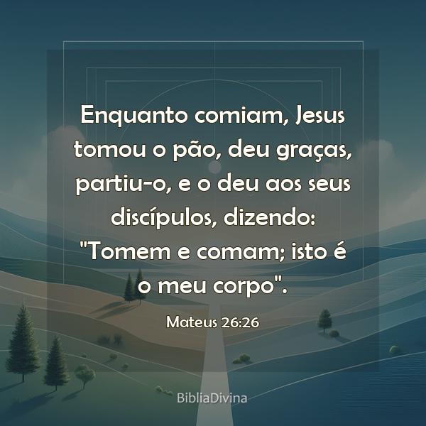 Mateus 26:26