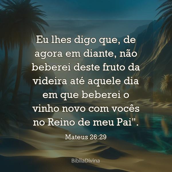 Mateus 26:29