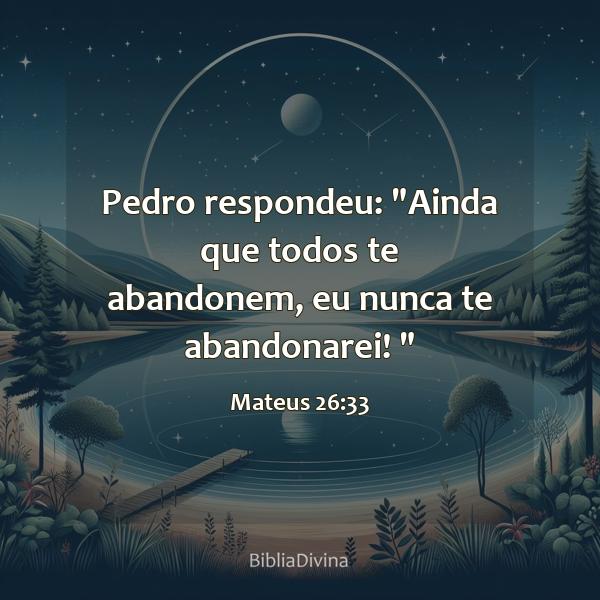 Mateus 26:33