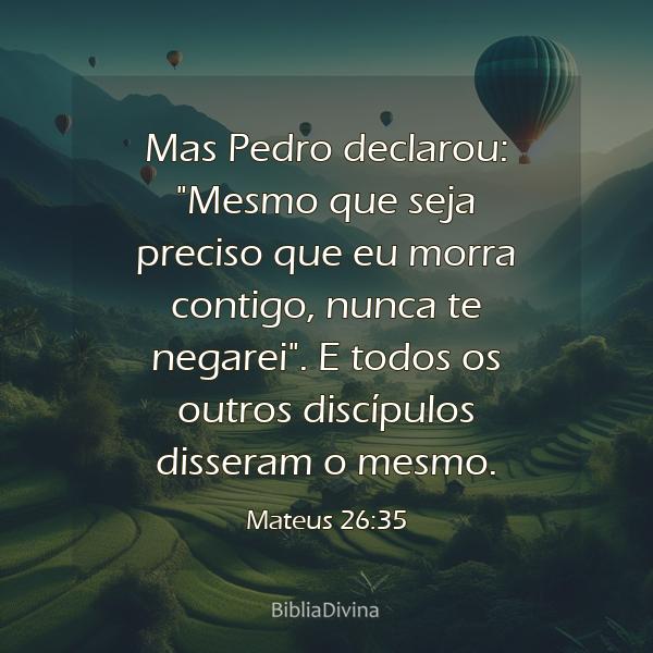 Mateus 26:35