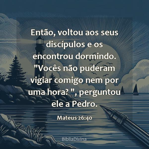 Mateus 26:40