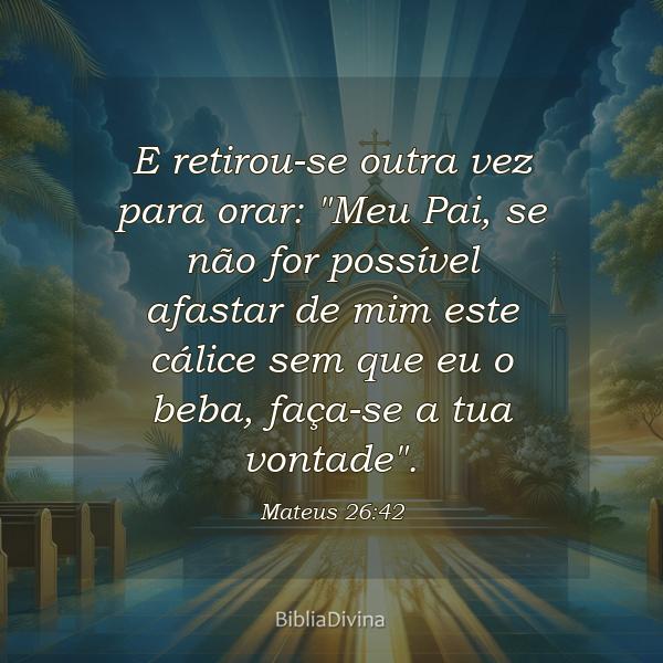 Mateus 26:42