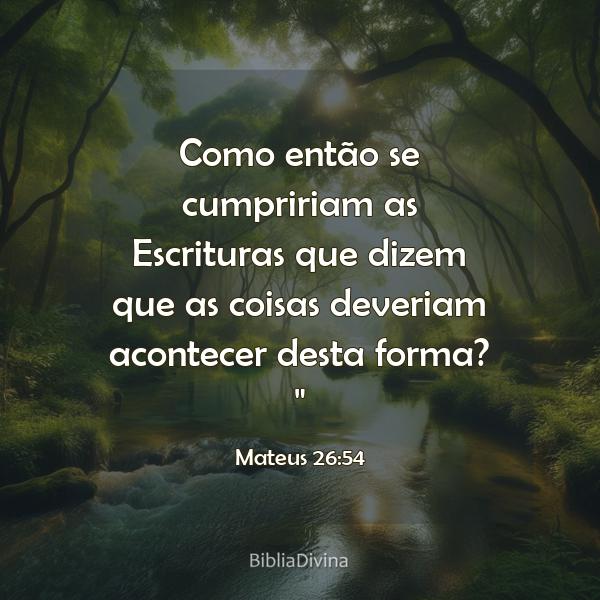 Mateus 26:54