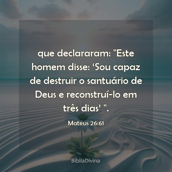 Mateus 26:61