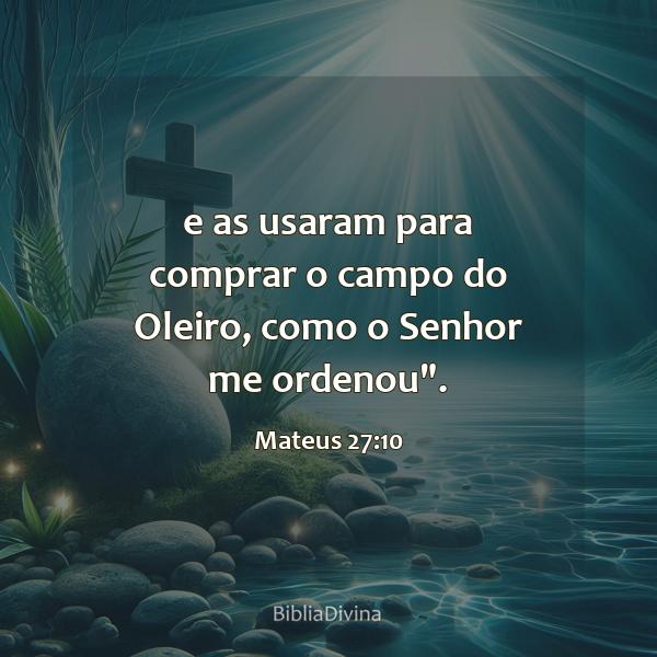 Mateus 27:10