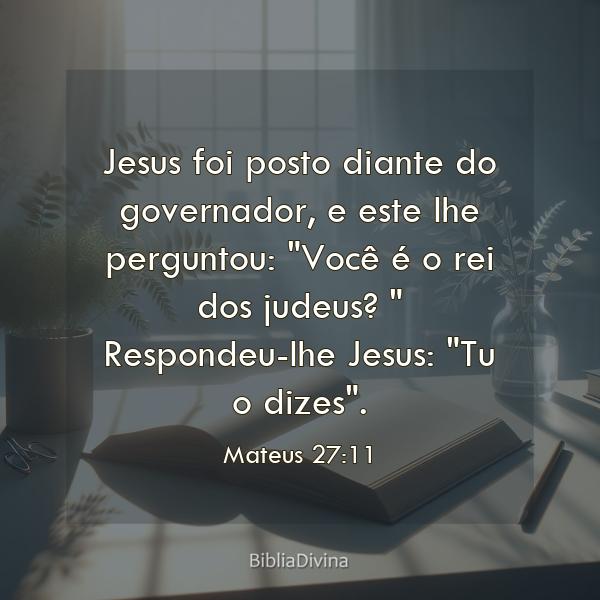 Mateus 27:11