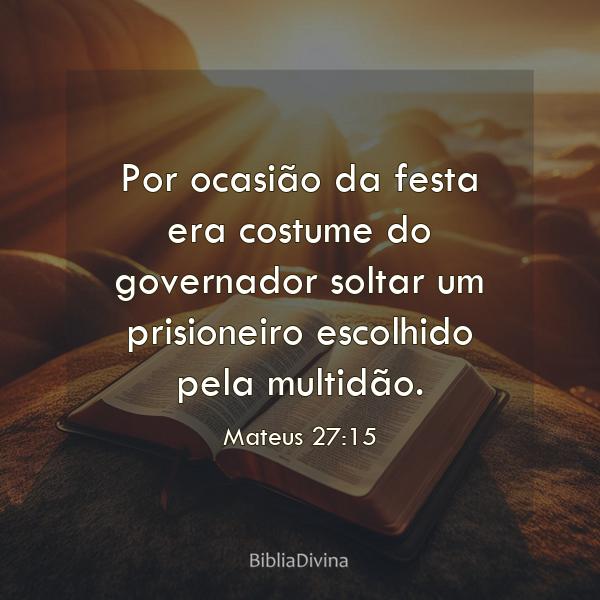 Mateus 27:15