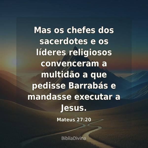 Mateus 27:20