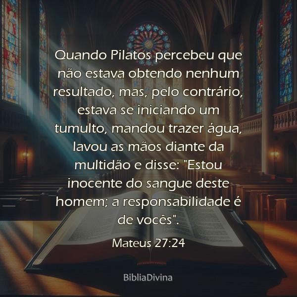 Mateus 27:24