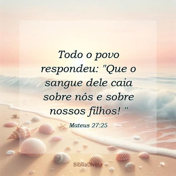 Mateus 27:25