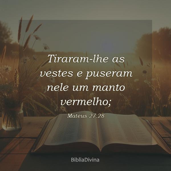 Mateus 27:28