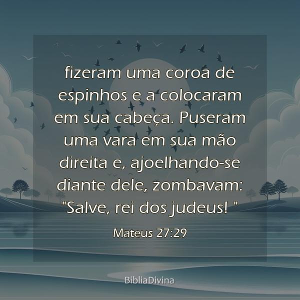 Mateus 27:29