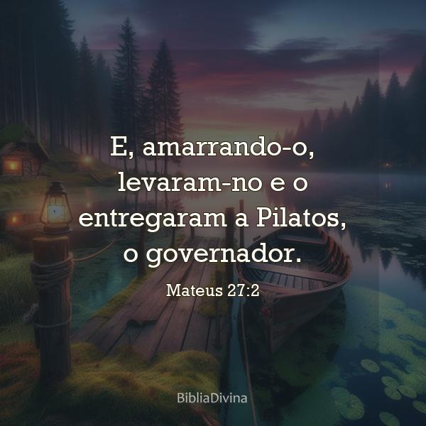 Mateus 27:2