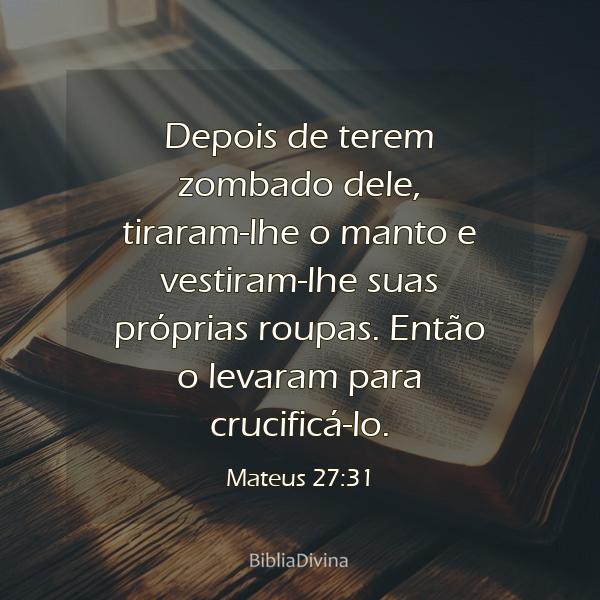 Mateus 27:31