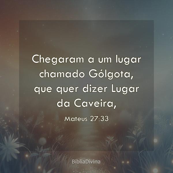 Mateus 27:33