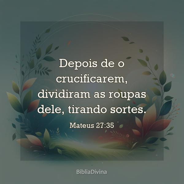 Mateus 27:35