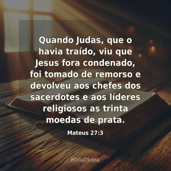 Mateus 27:3