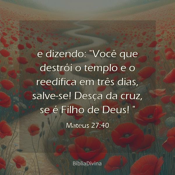 Mateus 27:40