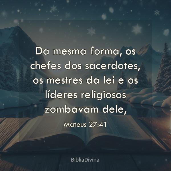 Mateus 27:41