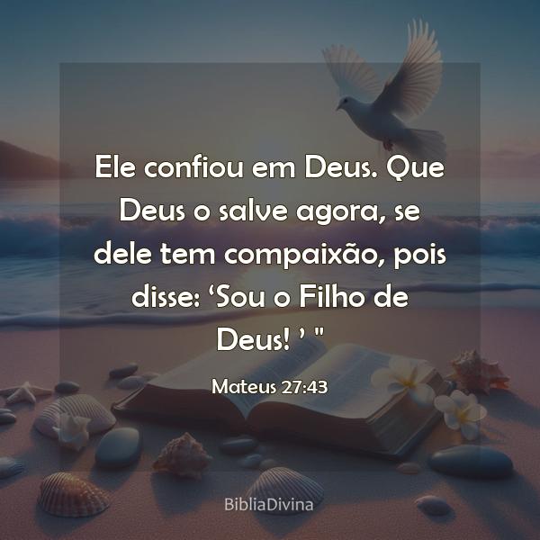 Mateus 27:43