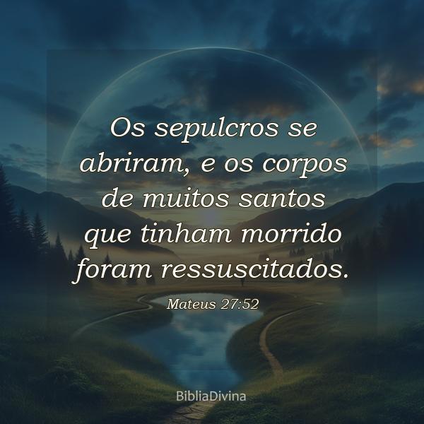 Mateus 27:52